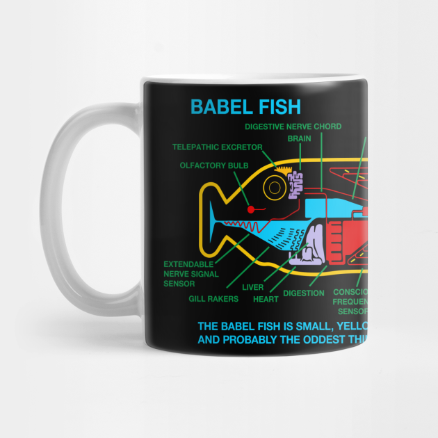 Babel Fish Diagram Hitchhikers Guide Hitchhikers Guide To The Galaxy